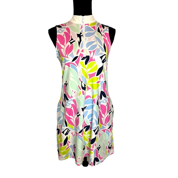 Tommy Bahama Dresses & Skirts - TOMMY BAHAMA TROPICAL FLORAL QUARTER ZIP ATHLETIC GOLF SLEEVELESS DRESS SIZE S